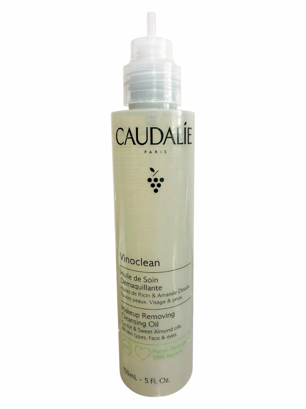 CAUDALIE Vinoclean Make Up Removing Cleansing Oil - 150mL/5oz - New